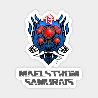 Maelstrom Samurais - Blue Oni Magnet