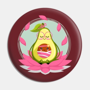 avocado mum baby yoga Pin