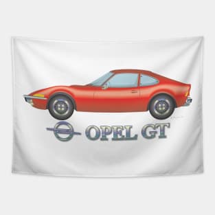 Red Opel GT Tapestry