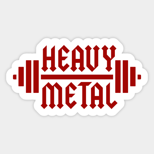 Heavy Metal - Gym - Sticker