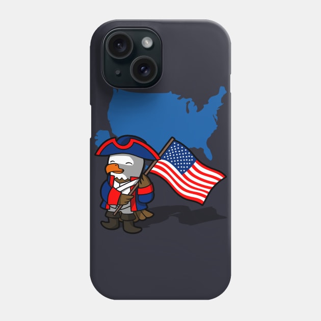 Proud American 4th Of July Cute Patriotic American Eagle Independence Day Phone Case by BoggsNicolas