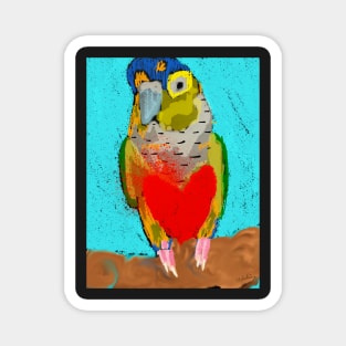 Conure Love Birb ( Bird ) Magnet