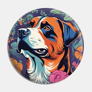 Blooming Boxer Pin