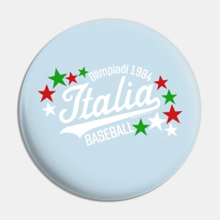 Italia Baseball 1984 Olympics Pin