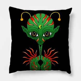alien,funny alien,alien gift Pillow