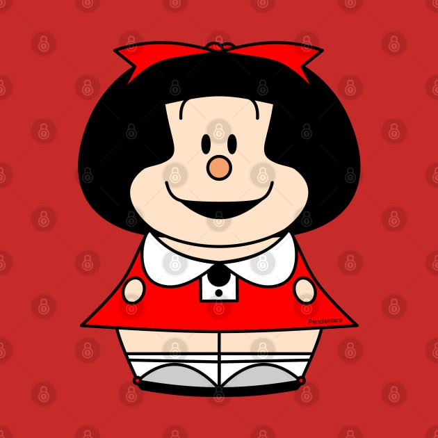 Kokeshi Mafalda by Pendientera