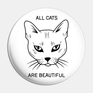 All Cats Are Beautiful Pin