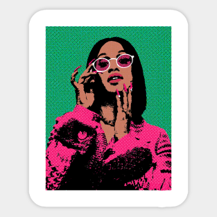 Cardi B Bodak Yellow Aufkleber Teepublic De My sister's name, her name is hennessy. teepublic