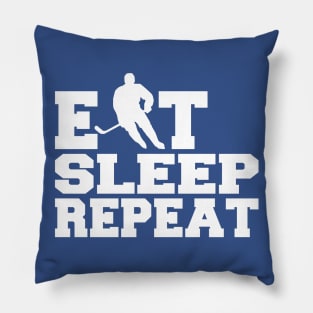 EAT SLEEP REPEAT HOCKEY Pillow