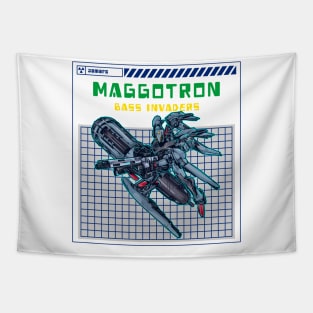 Maggotron Bass Invaders Version 1 Tapestry