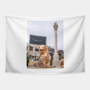 Ramallah Al-Manara Square view Tapestry