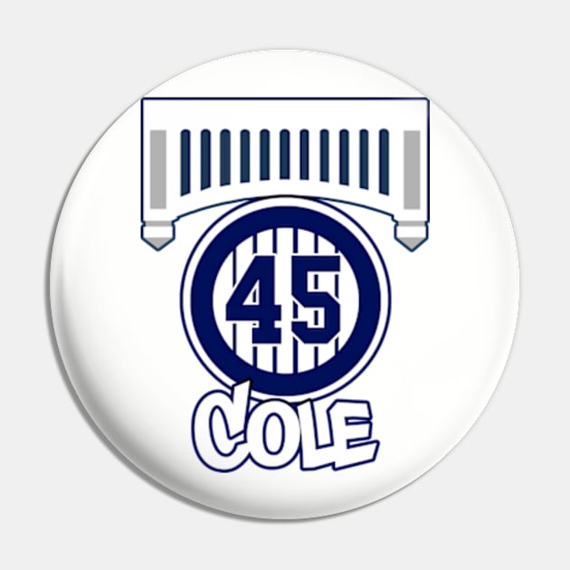 Yankees Cole 45 Pin by Gamers Gear