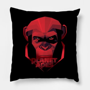 Ape planet art Pillow