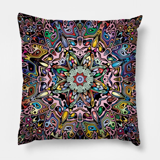 Mandala Design Pillow by Utopia Shop