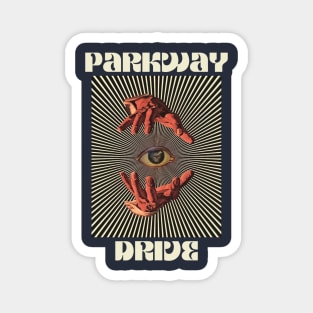 Hand Eyes Parkway Drive Magnet