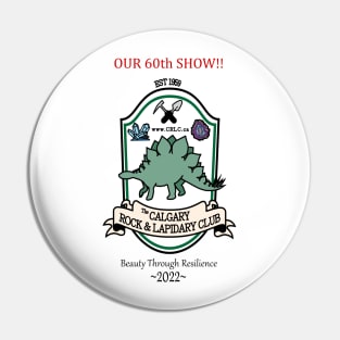 60th Show Design Pin