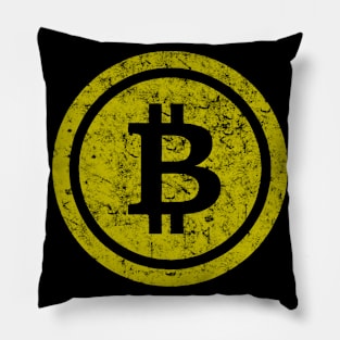 bitcoin btc coin Crypto coin Crytopcurrency Pillow