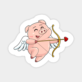 Pig Cupid Magnet