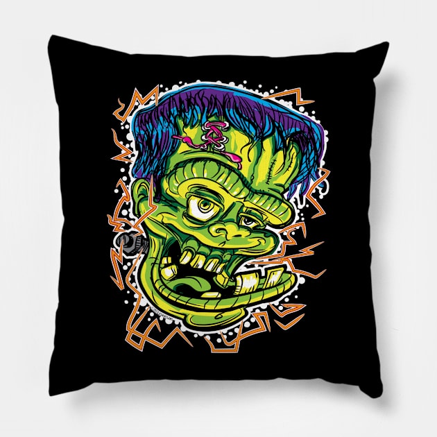 Frankenstein Pillow by eShirtLabs