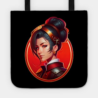 Beautiful steampunk anime girl Tote