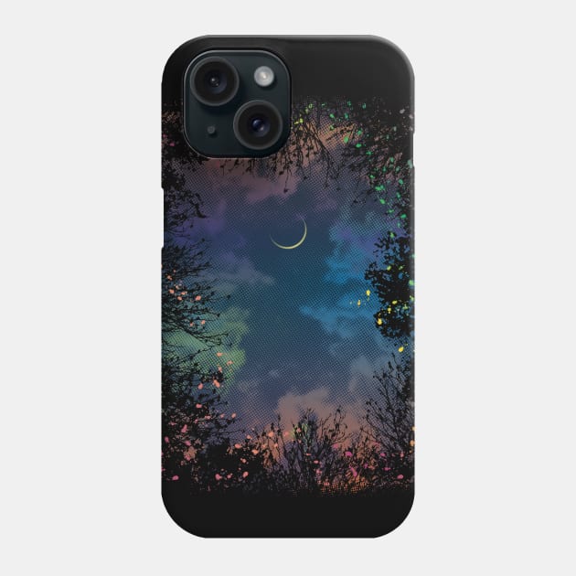 Enchanted Forest - Night Phone Case by meownarchy