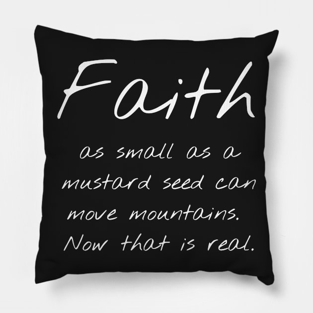 Faith Pillow by Humblebird