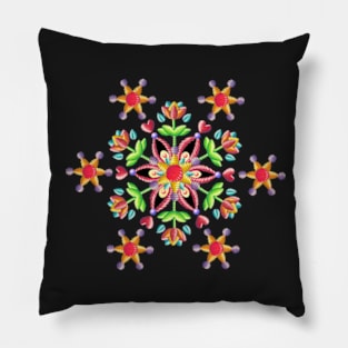 Folkloric Embroidery (printed) Pillow