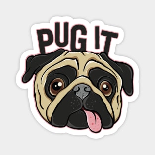 Potato Dog Sarcastic Quote Funny Pug Face Magnet