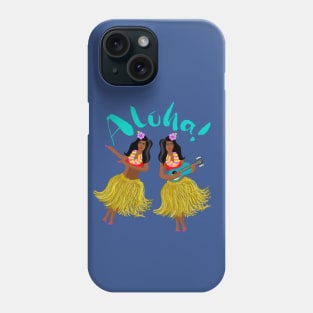 Aloha Hawaii Hula Girls Phone Case