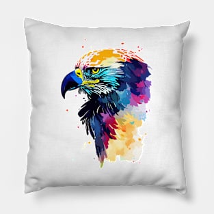 Eagle Bird Wild Nature Animal Colors Art Pillow