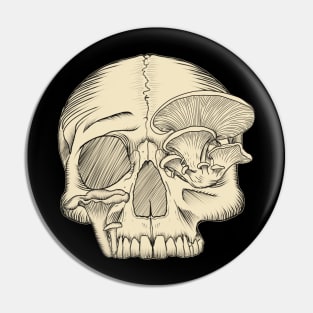 Mushroom skull Pin