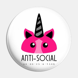 Anti Social |Association Pin