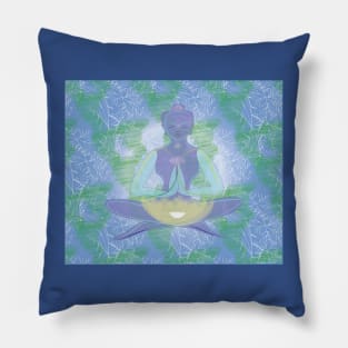 Meditation heart lotus Pillow