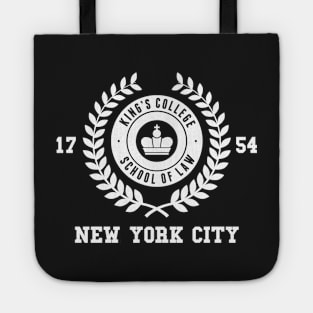 king's college (white) Tote