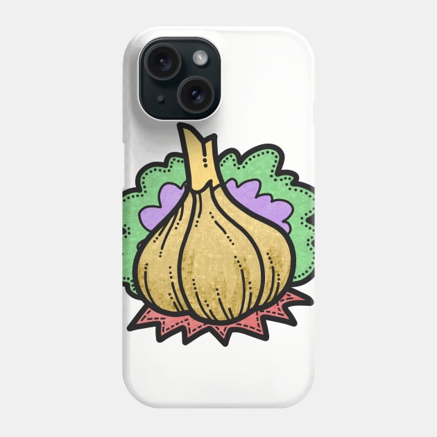 Garlic lover Phone Case by Fushiznick