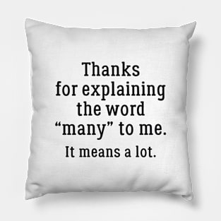 It Means A Lot Pillow