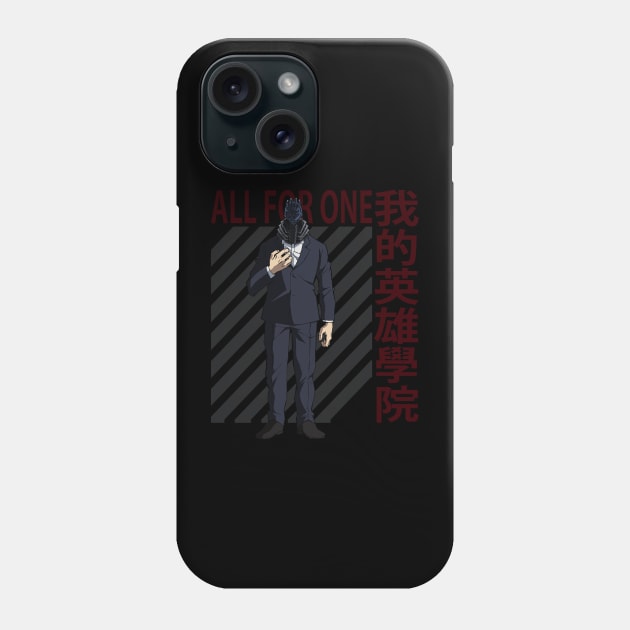 All For One My hero academia Phone Case by TokyoLuv1