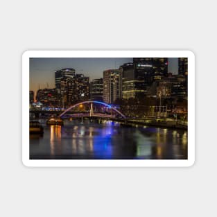 Southbank footbridge, Melbourne, Victoria, Australia. Magnet