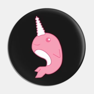 Pink Narwhal Pin