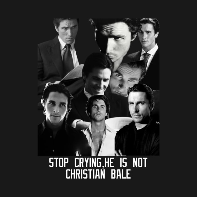 Christian Bale T-shirt by MAD AYN