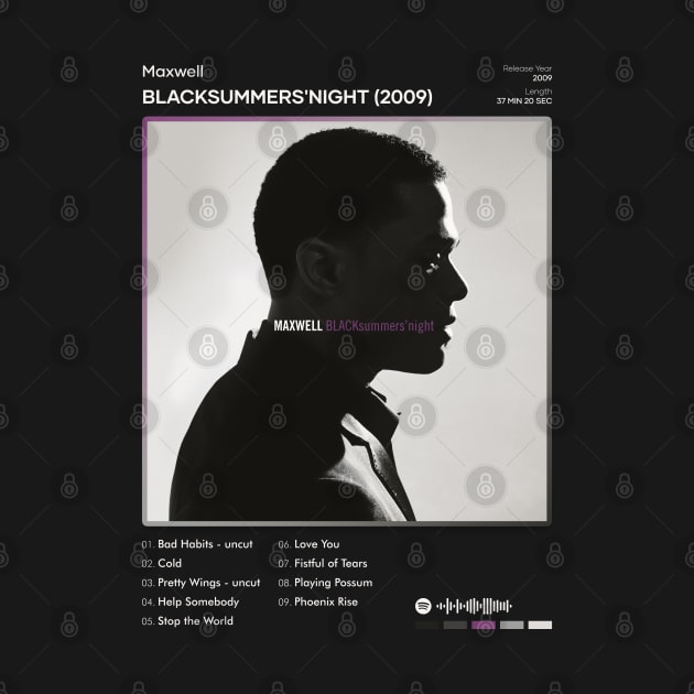 Maxwell - BLACKsummers'night (2009) Tracklist Album by 80sRetro