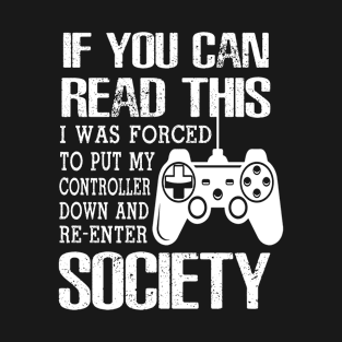 Funny Video Game For Gamers Who Love Gaming T-Shirt