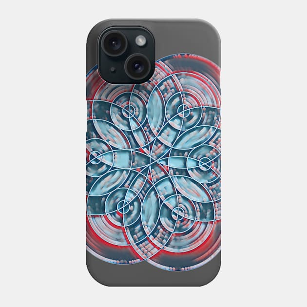 Flower Of Life Oxide Phone Case by Dual Rogue