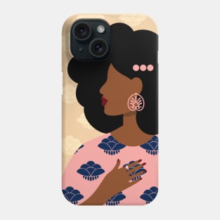 Woman in Pink Phone Case