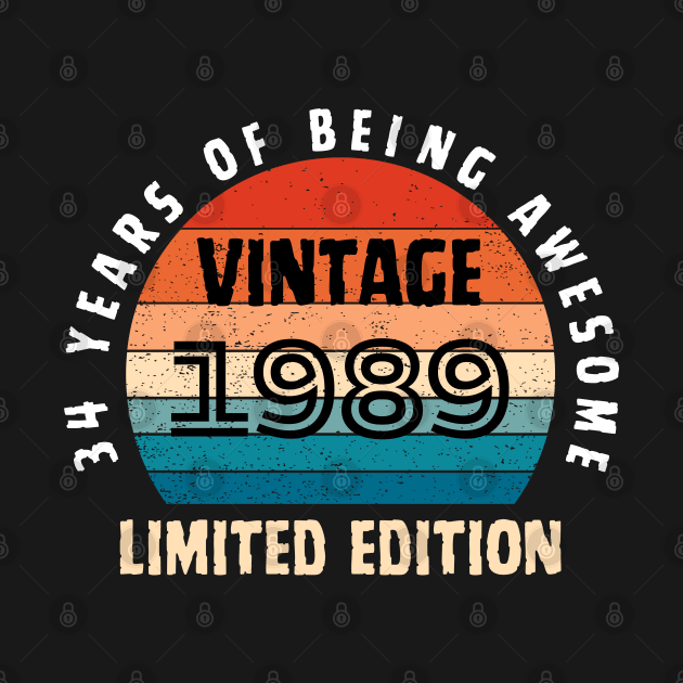 1989 Vintage  Limited Edition by Syntax Wear