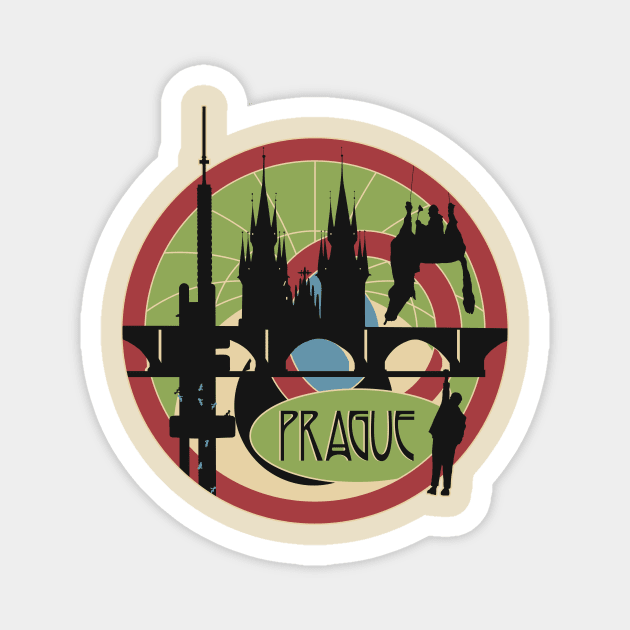 Prague Magnet by Darío Lafuente