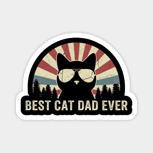 Best Cat Dad Ever Magnet by ArtistTee ⭐⭐⭐⭐⭐