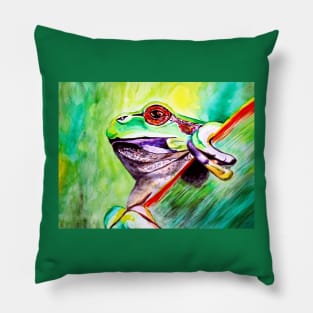 Tree Frog Pillow