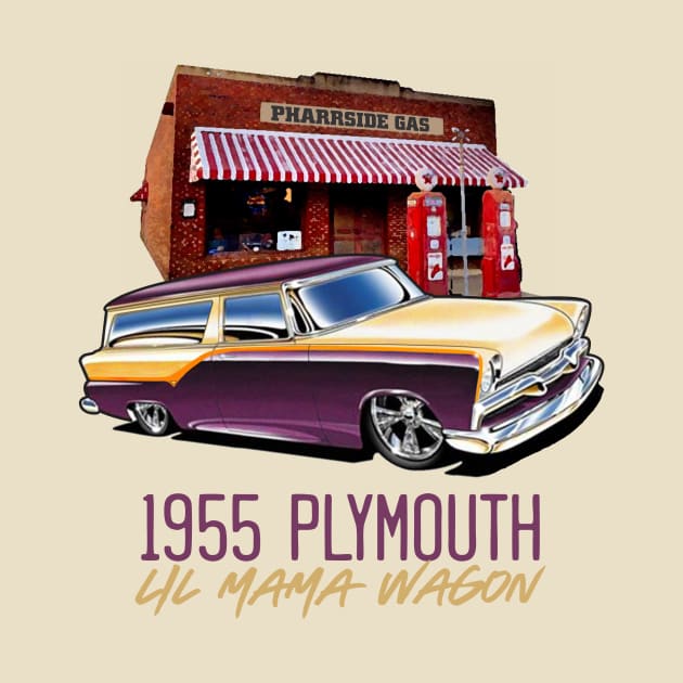 Lil Mama's 1955 Plymouth Wagon by PharrSideCustoms