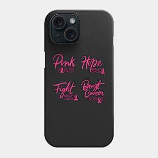 In October We Wear Pink Breast Cancer Awareness Survivor Phone Case